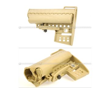 Laylax Retractable Stock VL for Tokyo Marui M4 / M16 (Sand) 