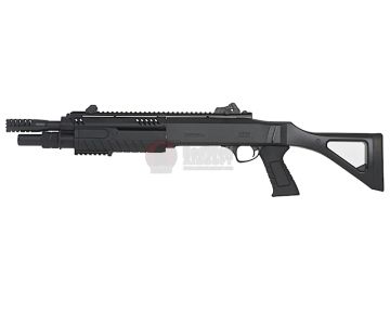 BO Manufacture FABARM Licensed STF12 11 inch Compact Spring Shotgun - Black