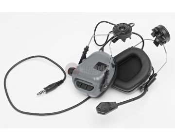 Earmor Tactical Hearing Protection Helmet Version Ear-Muff - Gray