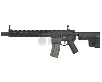 EMG Sharps Bros 'Warthog' Licensed Full Metal Advanced AEG Rifle - 15 inch Carbine Black (by ARES)