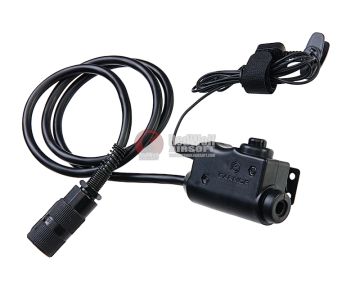 Earmor M52 PTT for MIL PRC Radio Applications - Black