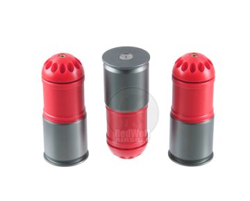 MAG 40mm Grenade Airsoft (120 rounds, 3pcs) - Red 1