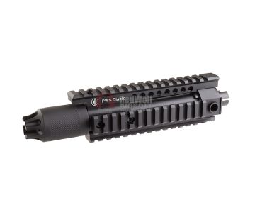 Madbull 7.0 inch PWS Diablo Rail Set For M4 AEGs Only (Black)