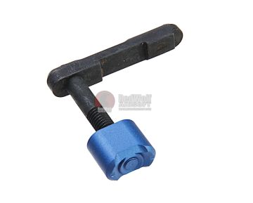 Strike Industries Aluminum Enhanced Magazine Catch for M4 GBBR Series - Blue