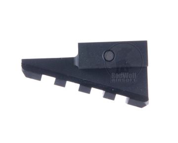 Strike Industries 17 Degree Angled Adapter Applied On Vertical Grip For Enhanced Ergonomics