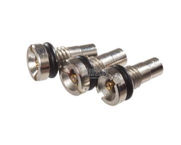Madbull Green Gas Fill Valves (3 Pack, Stainless Steel) 1