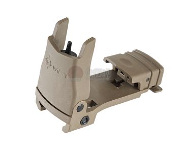 MFT Back Up Polymer Flip Up Front Sight w/ Standard iron Sight Elevation Adjustment - SDE