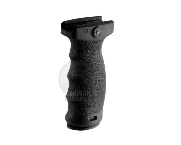 MFT React Ergonomic Vertical Grip (REG). Contoured finger swells - BK
