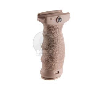 MFT React Ergonomic Vertical Grip (REG). Contoured finger swells - FDE