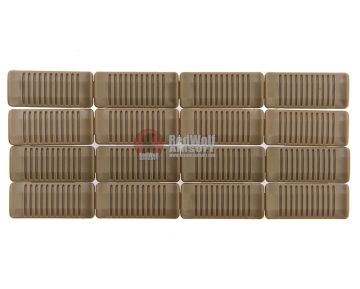 ARES Plastic M-Lok Rail Cover Set - Dark Earth