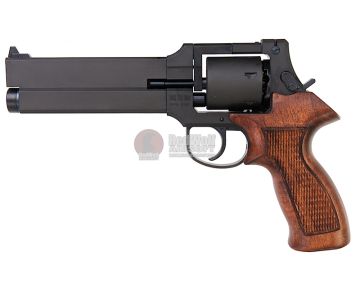 Marushin Mateba Revolver 6mm X-Cartridge Series Black HW Wood Grip Version 1