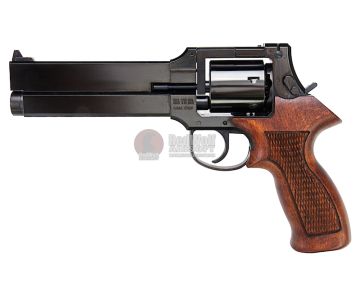 Marushin Mateba Revolver 6mm X-Cartridge Series W Deep Black Wood Grip Version 1