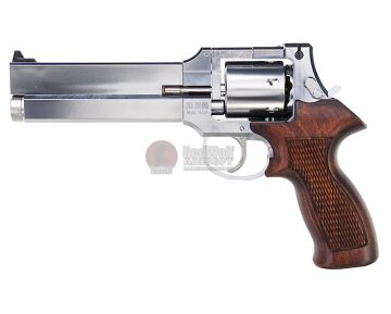 Marushin Mateba Revolver 6mm X-Cartridge Series Silver Wood Grip Version 1
