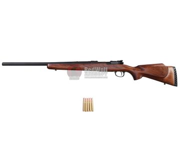 Marushin Mauser Kar98K Sporter Black HW Walnut Stock (6mm Gas Version) 1