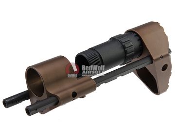 G&P Troy PDW Stock for Tokyo Marui MWS M4A1 GBB - Sand