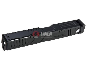 Nine Ball G18C Custom Slide LAEVATEINN CUSTOM for Tokyo Marui model G18C AEP- Black 1