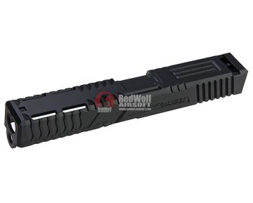 Nine Ball G18C Custom Slide LAEVATEINN CUSTOM for Tokyo Marui model G18C AEP (Type G17) - Black