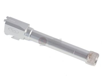 Detonator M&P9 Storm Lake w/14mm Aluminum Outer Barrel for Tokyo Marui M&P9 GBB (CW) - Silver