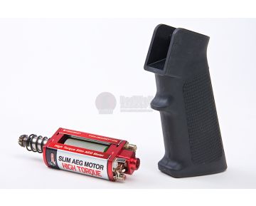 ARES M4 Slim Pistol Grip + High Torque Slim AEG Motor 1