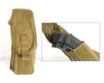 PANTAC MOLLE Single AK Pouch (Khaki / Cordura) 