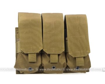 PANTAC Triple M4 Mag Pouch (CB / CORDURA)