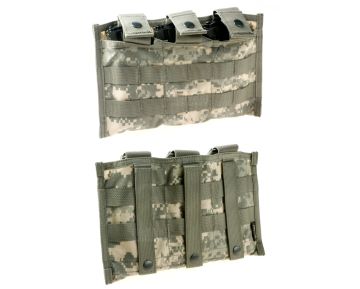 PANTAC Mod A M16 Triple Mag Pouch (ACU / Cordura) 