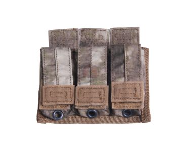 PANTAC Malice EV 9mm Triple Mag Pouch (A-TACS / Cordura) 