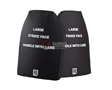 PTS SAPI Dummy Plates (Front and Back) - Large (Black) 1