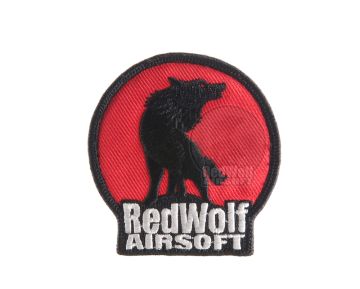 Redwolf Logo Hook and Loop Patch (Red & Black) 1