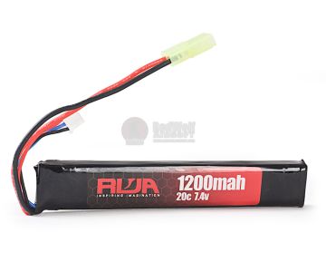 RWA Airsoft Lipo Battery 7.4V 1200mAh (20C, Small Tamiya) 1