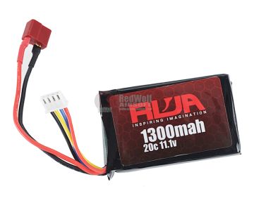 RWA Airsoft Lipo Battery PEQ 11.1V 1300mAh (20C, Deans) 1