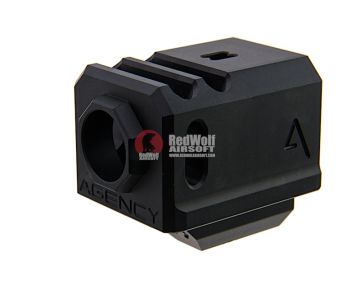 RWA Agency Arms 417 Compensator (Dual Port, 14mm CCW) - Black 1