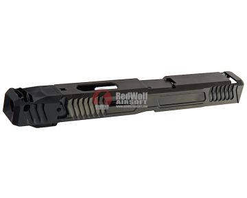 SAT CNC Steel Lok Tactical Slide Set w/ Outer Barrel & Comp for Tokyo Marui G17 GBB