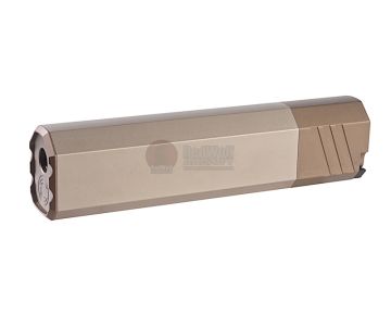SilencerCo Airsoft Osprey 9mm Suppressor (14mm CCW) - FDE