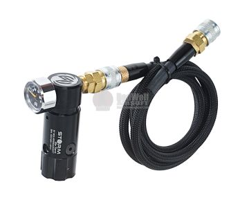 Wolverine Airsoft HPA Systems STORM Regulator OnTank (High Pressure) with Remote Line - Black 1