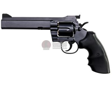Tokyo Marui Python PPC Custom Airsoft Spring Revolver 6 inch - Black 1