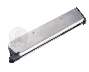 Tokyo Marui 1911 Government Airsoft Green Gas Magazine (40 rounds Long Magazine) - Silver 1