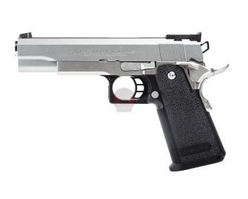 Tokyo Marui Hi Capa 5.1 Stainless Green Gas Airsoft Pistol - Silver 1