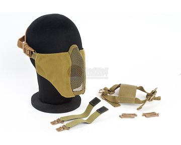 TMC PDW Soft Slide 2.0 Mesh Airsoft Mask - Khaki