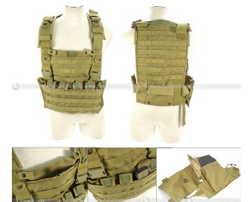 PANTAC WSH* Chest Rig (Khaki/CORDURA)
