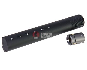 G&P Tokyo Marui MWS GBBR Airsoft Roller Bolt with MWS 6 Postion Buffer Tube 1