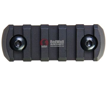 Z-Parts Mlok Picatinny Rail (5 Slots, Aluminum) - Black