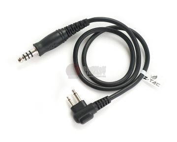 Z-Tactical Z124 Electronic PTT Wire for Motorola Double Pin Version 1
