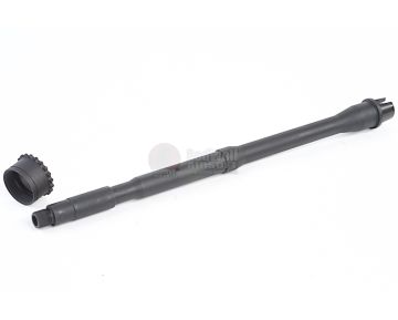 Z-Parts M4 Barrel Set (M4A1 Style, Steel, 14.5 inch) for Tokyo Marui M4 MWS GBBR Airsoft 1