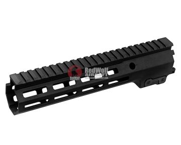 Z-Parts MK16 Rail (Aluminum, 9.3 inch with Barrel Nut) for Tokyo Marui MWS GBBR Airsoft - Black 1