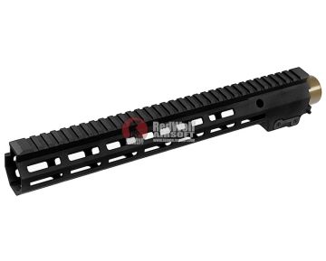 Z-Parts MK16 Rail (Aluminum, 13.5 inch with Barrel Nut) for Tokyo Marui MWS GBBR Airsoft - Black 1