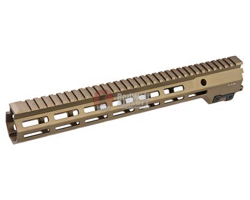 Z-Parts MK16 Rail (Aluminum, 13.5 inch with Barrel Nut) for Tokyo Marui MWS GBBR Airsoft - DDC 1