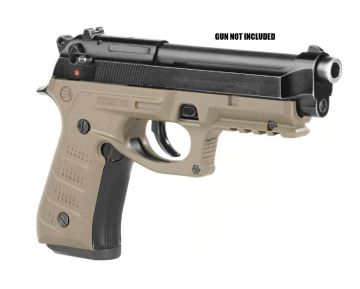Recover Tactical BRETTA 92/M9 Grip and Rail System - Tan 0