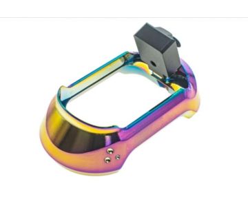 COWCOW Technology Action Army AAP 01 GBB Airsoft T01 Magwell - Rainbow 0