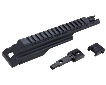 C&C Tac Tokyo Marui AKM GBBR Airsoft Dog Leg Rail Top Cover Gen 3 Krinkov AK Style - Black 0